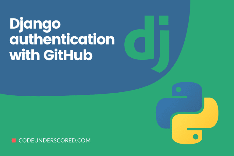 Django authentication with GitHub