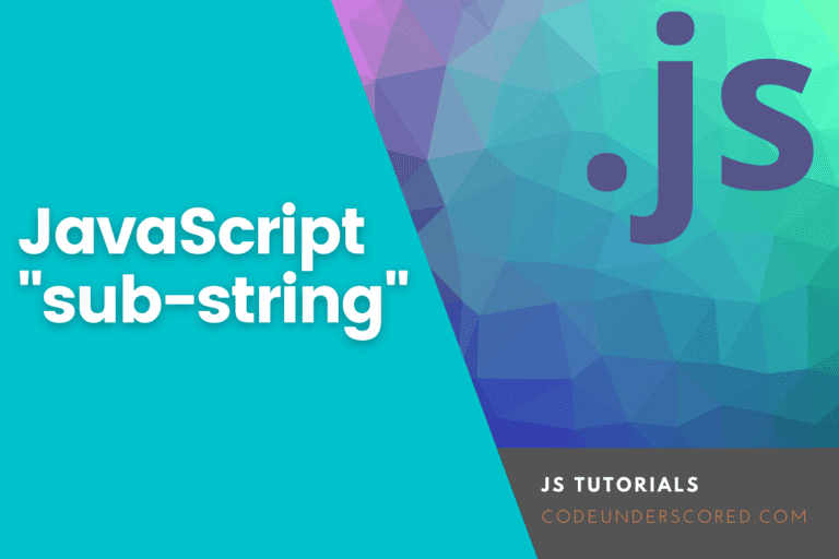 JavaScript “sub-string”