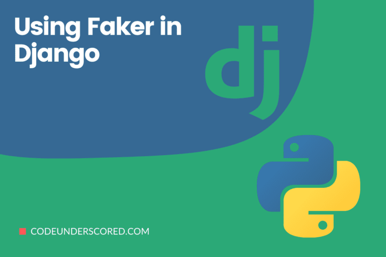 How to use Faker in Django