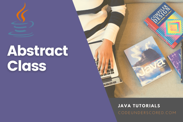 Abstract Class in Java