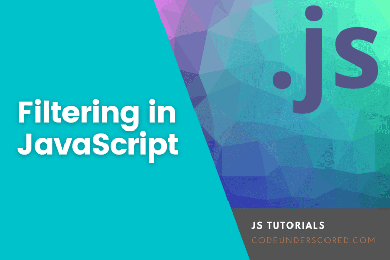 Filtering in JavaScript