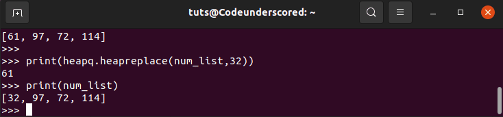 Heapq in Python (with examples) | Code Underscored