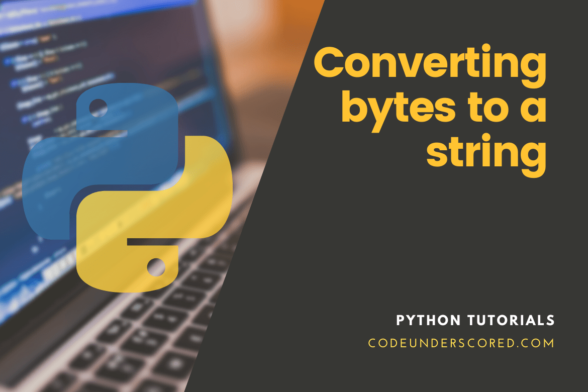 Converting bytes to a string