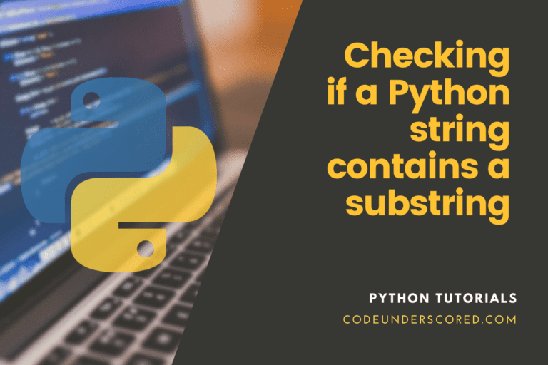 Methods to check if a Python string contains a substring