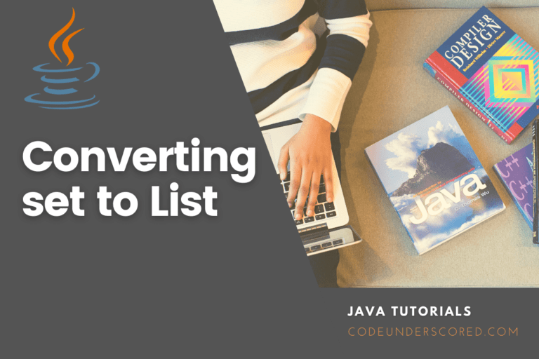 How to convert set to List in Java