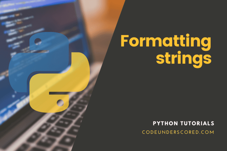 How to format strings in Python