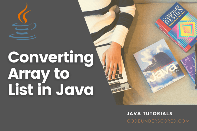 How to convert Array to List in Java