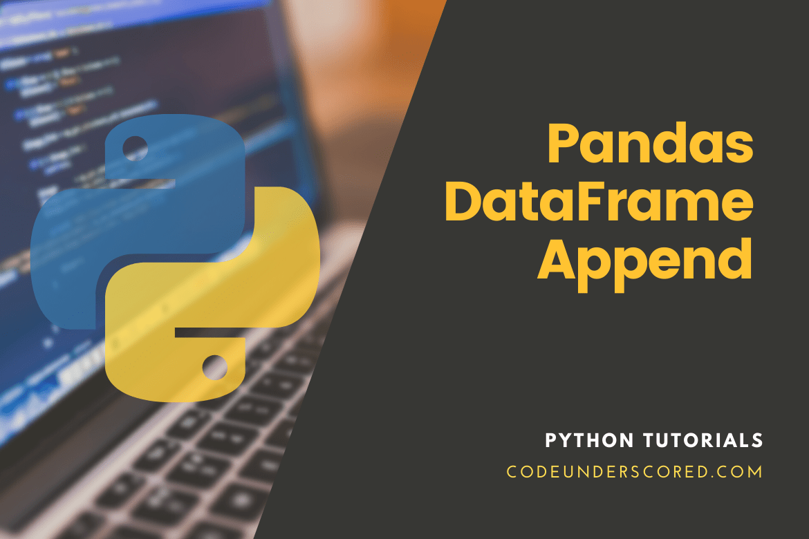 Pandas DataFrame Append