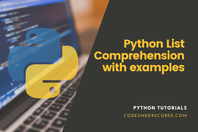 Python List Comprehension with examples