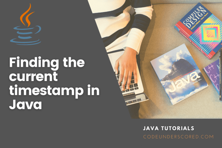 How to get the current timestamp in Java