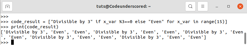 List Comprehension If Else Python List Comprehension with examples | Code Underscored