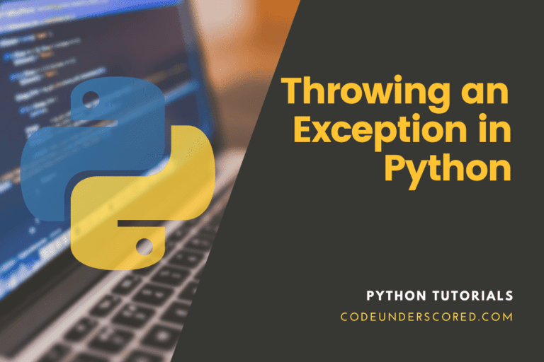 Python Throw Exception explained with examples