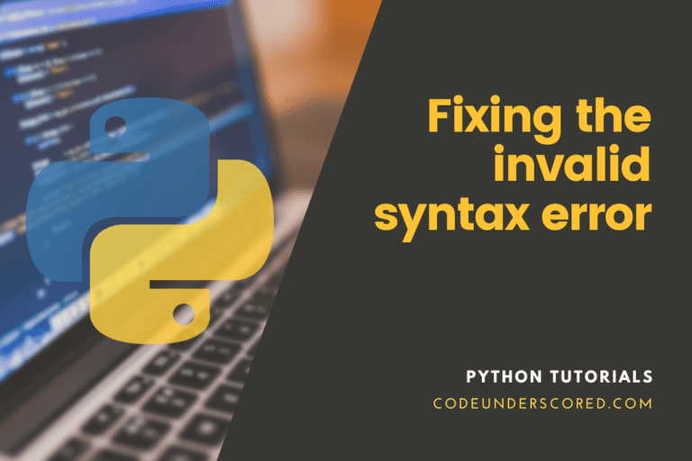 How to fix the invalid syntax error while installing PIP