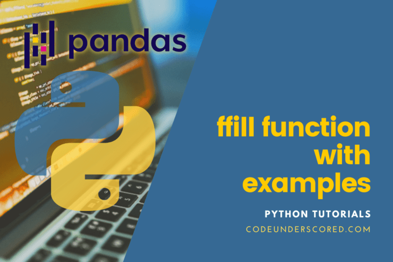 Pandas ffill function with examples