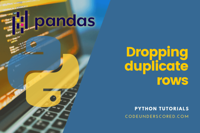 Dropping duplicate rows pandas