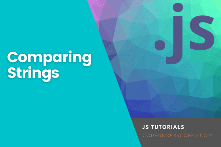 How to compare strings in JavaScript