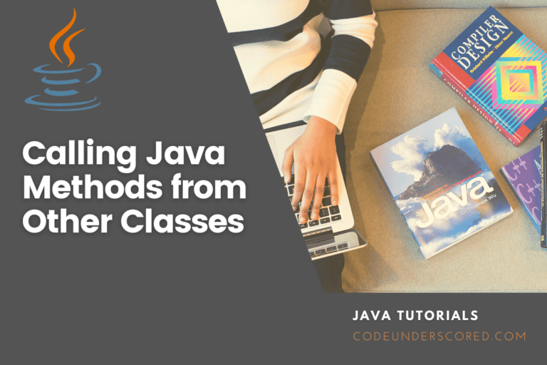 How to call a method from another class in Java