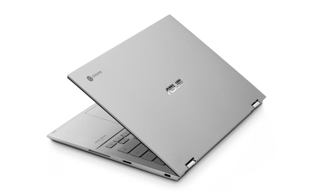 Asus Chromebook Flip Logo view