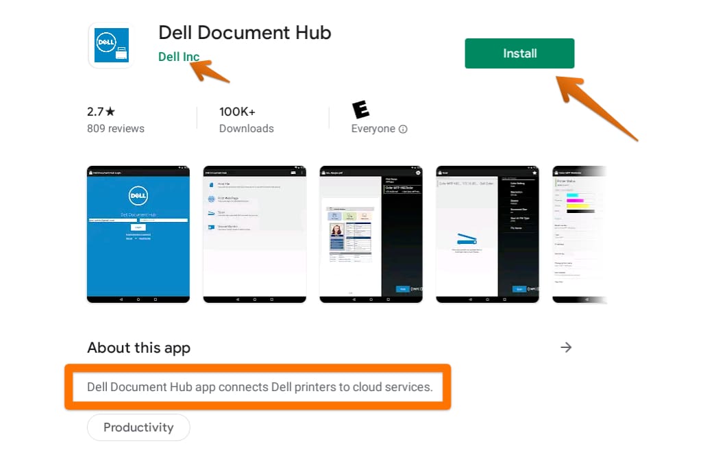Dell Document Hub Official App