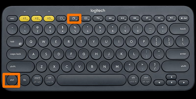 Logitech external Keyboard