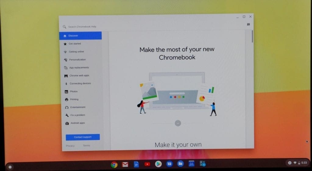 Chromebook Desktop