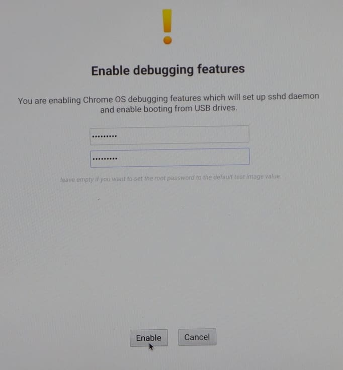 Enable Debugging