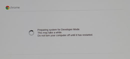 Transitioning into the Developer Mode