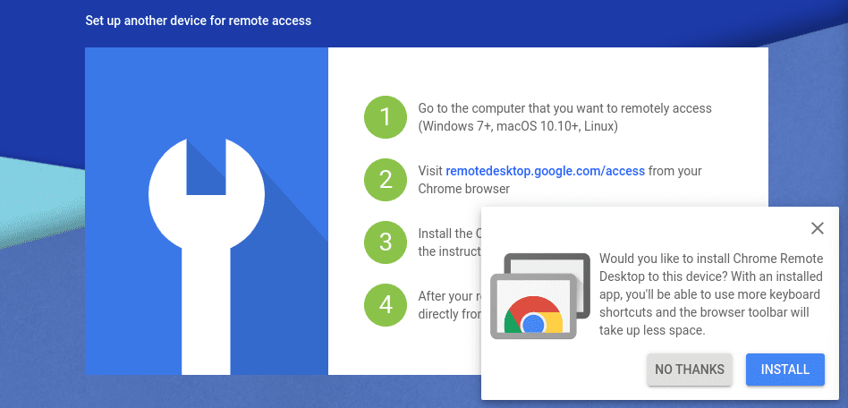Install Chrome Remote Desktop