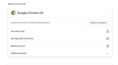 Chrome OS 83
