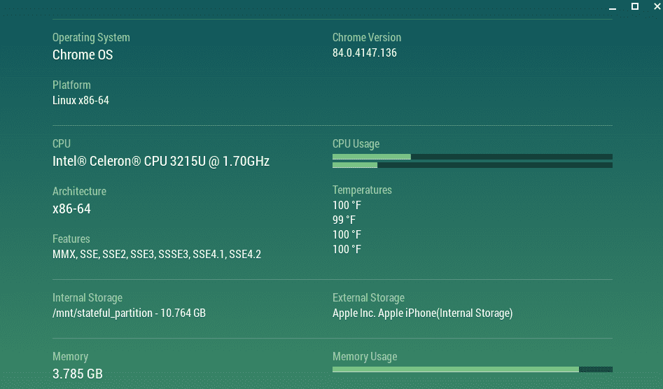 Cog application window