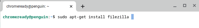 Installing FIleZilla