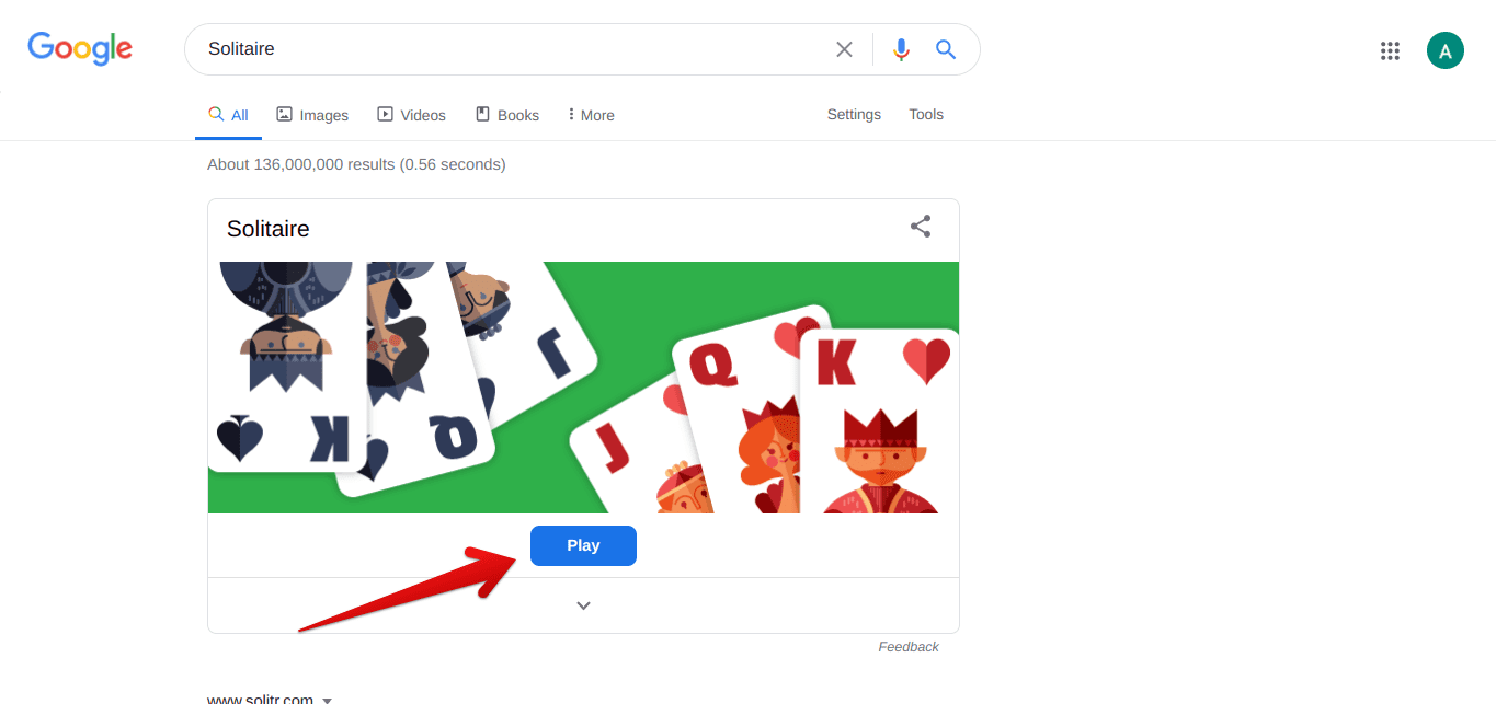 Google Solitaire - Play Online on SilverGames 🕹️