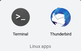 Thunderbird Installed