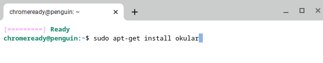 Installing Okular via the Linux Terminal