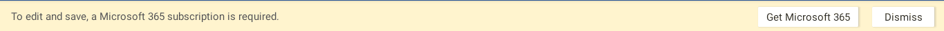 Office 365 Subscription Requirement