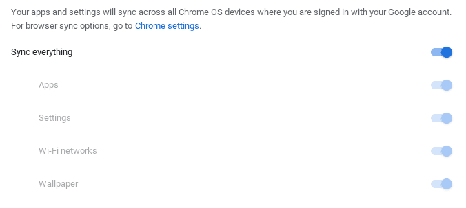 Enabling Wi-Fi Sync