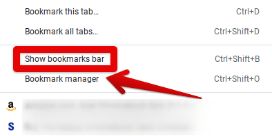 Going to "Bookmark Manager"