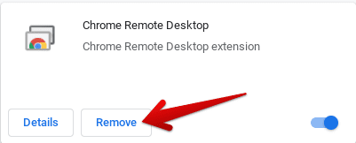 Removing a Chrome Extension