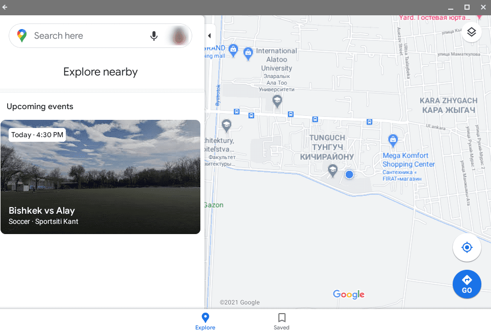 Google Maps Working