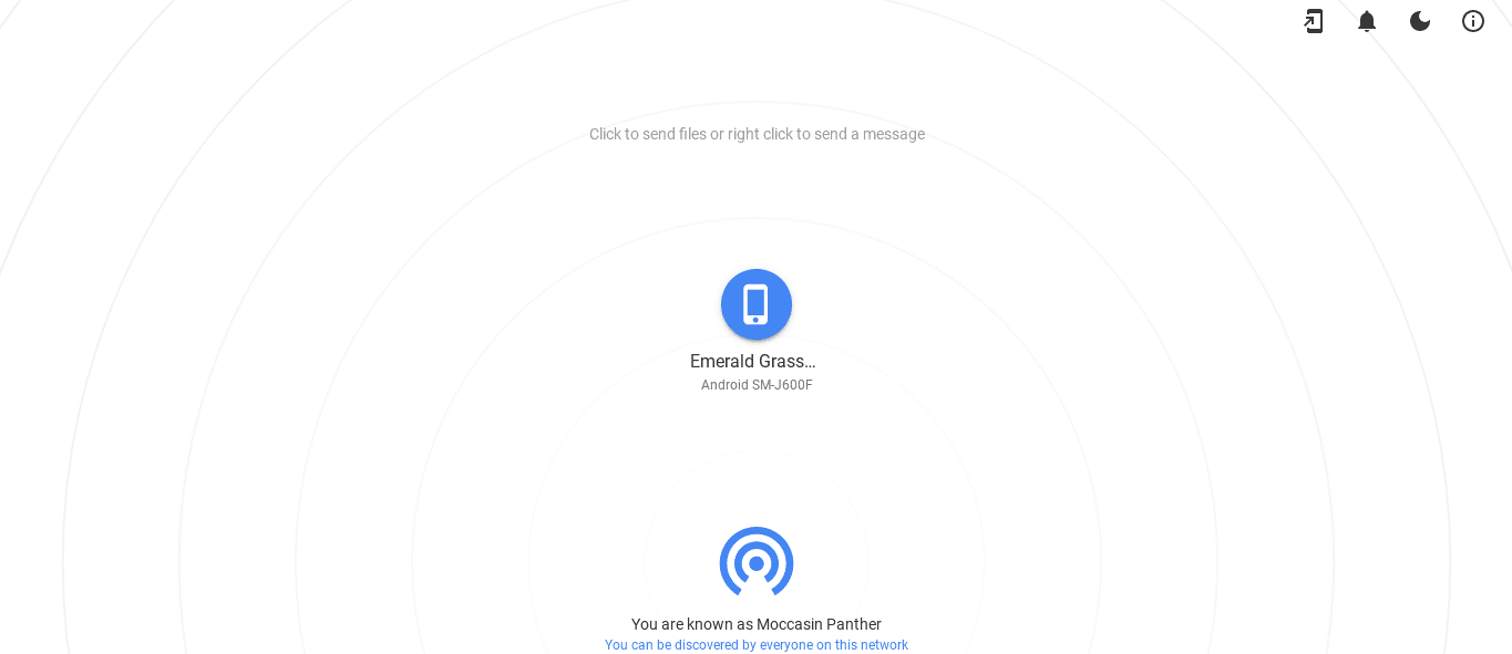 Connecting Phone and Chromebook With Snapdrop