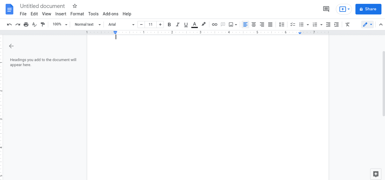 Google Docs on Chrome OS