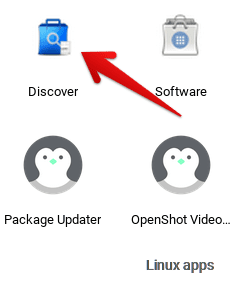 KDE Discover installed