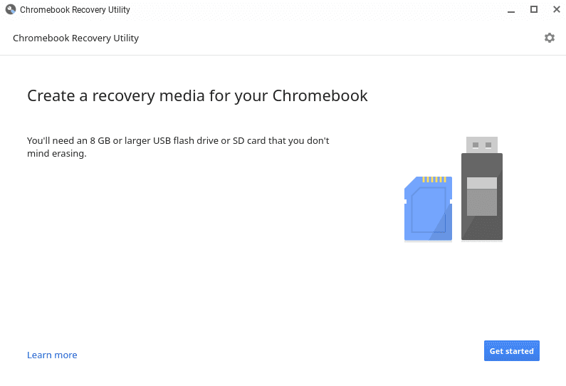 chromebook recovery utility