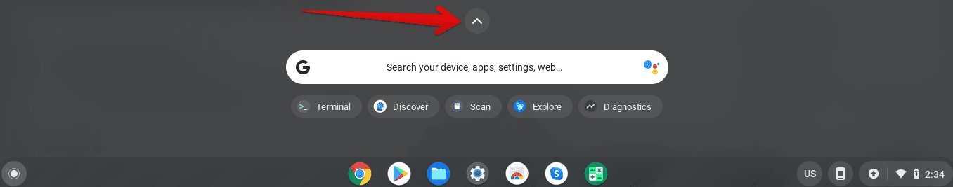 Expanding the Chromebook Launcher