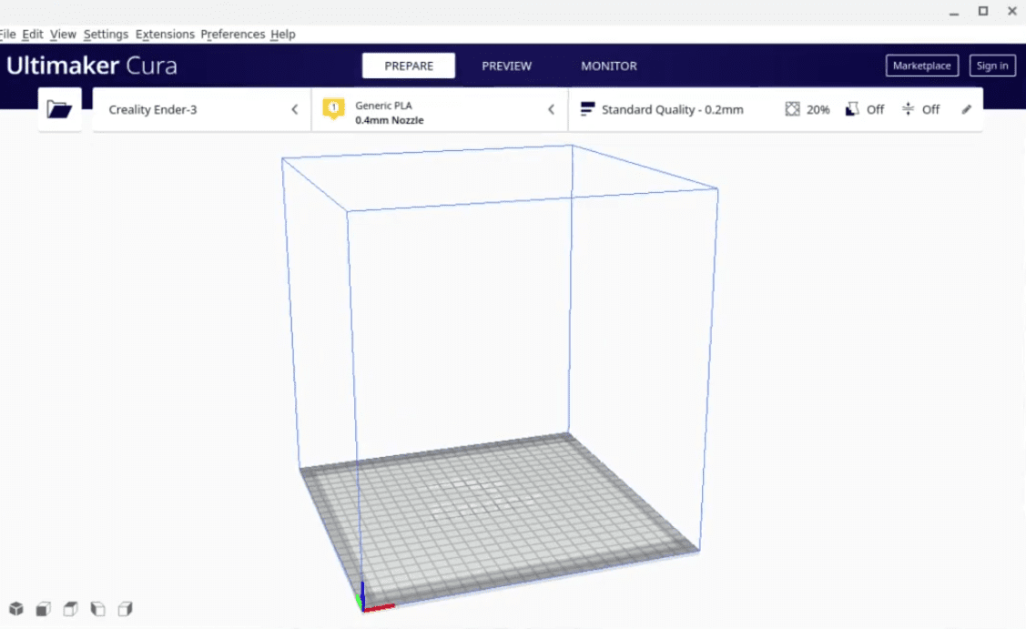 Ultimaker Cura on Chrome OS