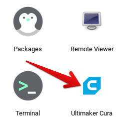 Ultimaker Cura installed on Chrome OS