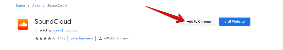 Adding SoundCloud to Chrome