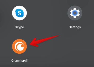 Crunchyroll installed