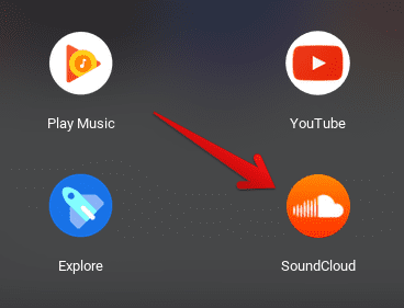 SoundCloud for Chromebooks installed