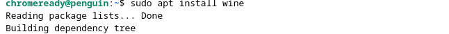 Installing Wine on Chrome OS